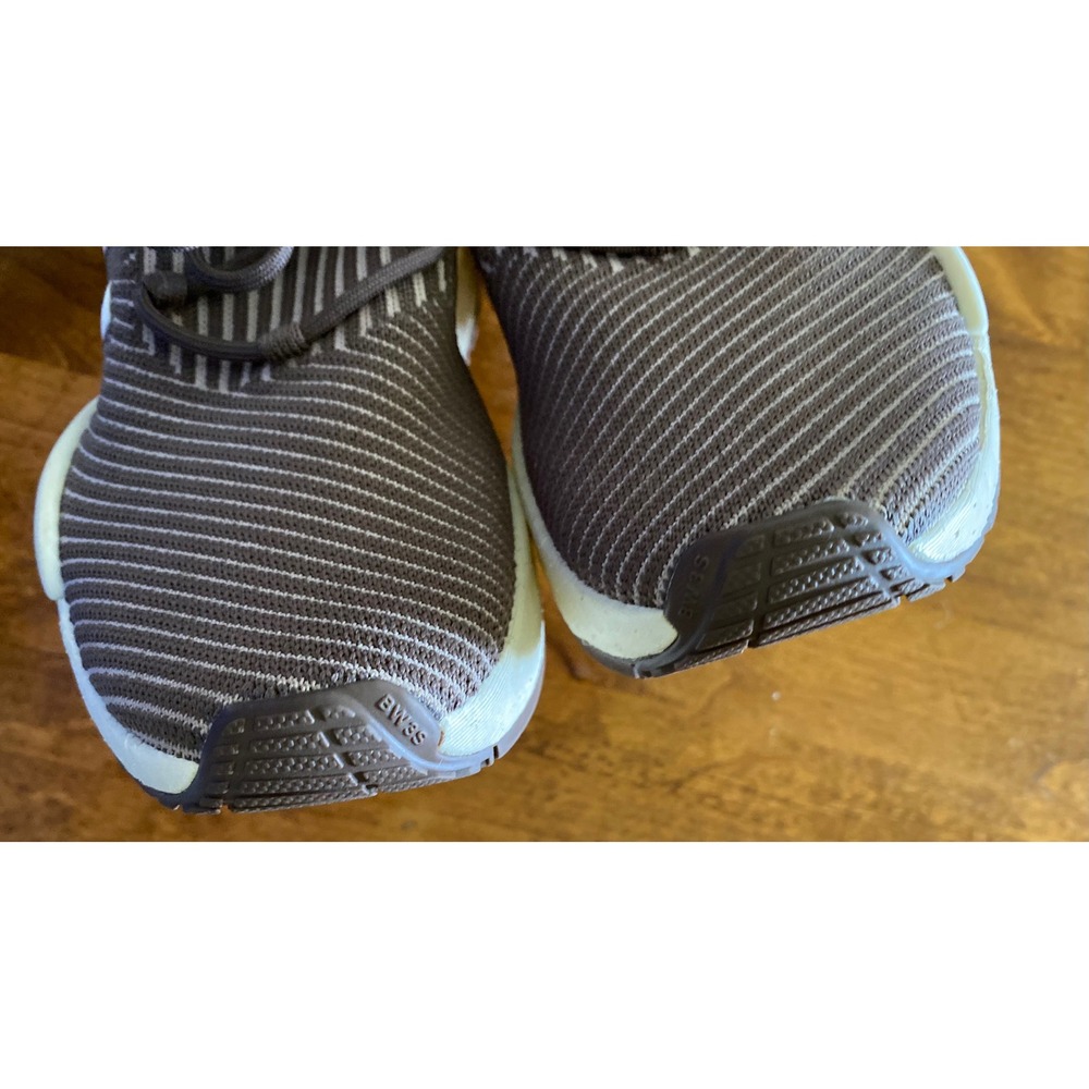 Adidas NMD_W1 Earth Strata Taupe White Women Sneakers Size 8.5 EUC - Picture 5 of 10